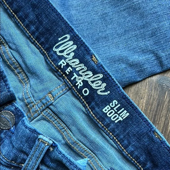 30x34 Wrangler Retro Slim Boot Jeans - Picture 4 of 4